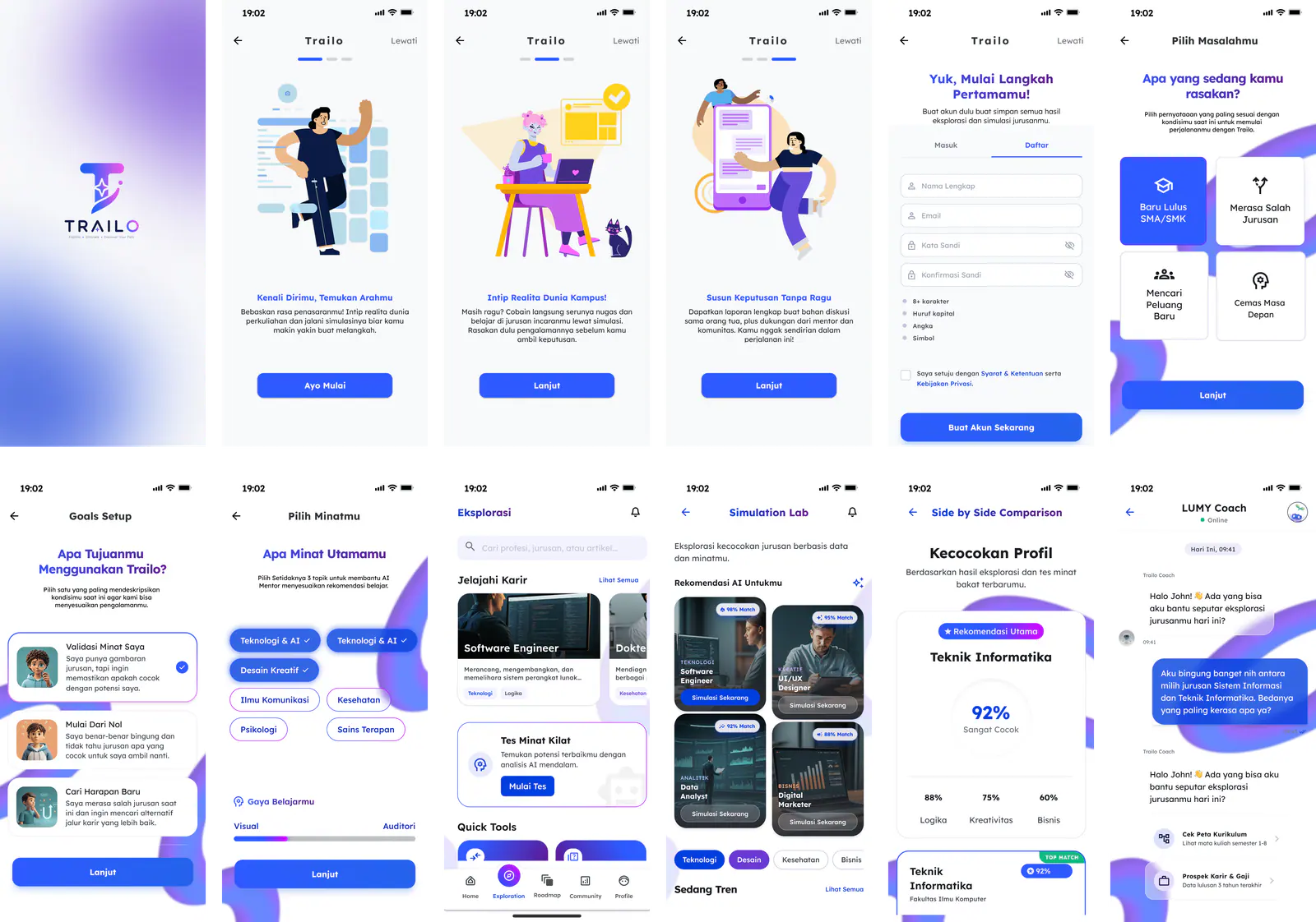 Trailo App UI/UX Design